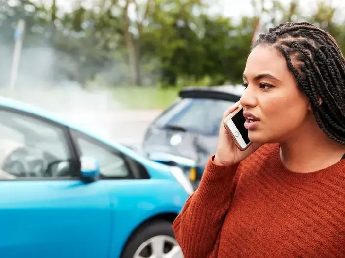 Car accident scene at a busy Chandler intersection used in a DUI injury compensation case